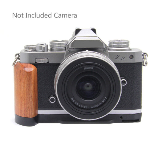 Quick Release L Plate Wooden Side Handle Bracket Handgrip for  ZFC Digital Camera Tripod Accessories Black