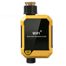 Temporizador de Água Inteligente Tuya WiFi com Sensor de Chuva e Controle Remoto para Irrigação de Jardins, Quintais e Gramados (IPX6)