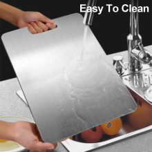 Cutting Boards for Kitchen Stainless Board 304 Steel Thickened DoubleSided Food 20 x 30cm