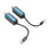 1Pair 10/100Mbps 1CH Passive IP Network Coaxial Transmitter Receiver Extender over Coax Stable Transmission 6