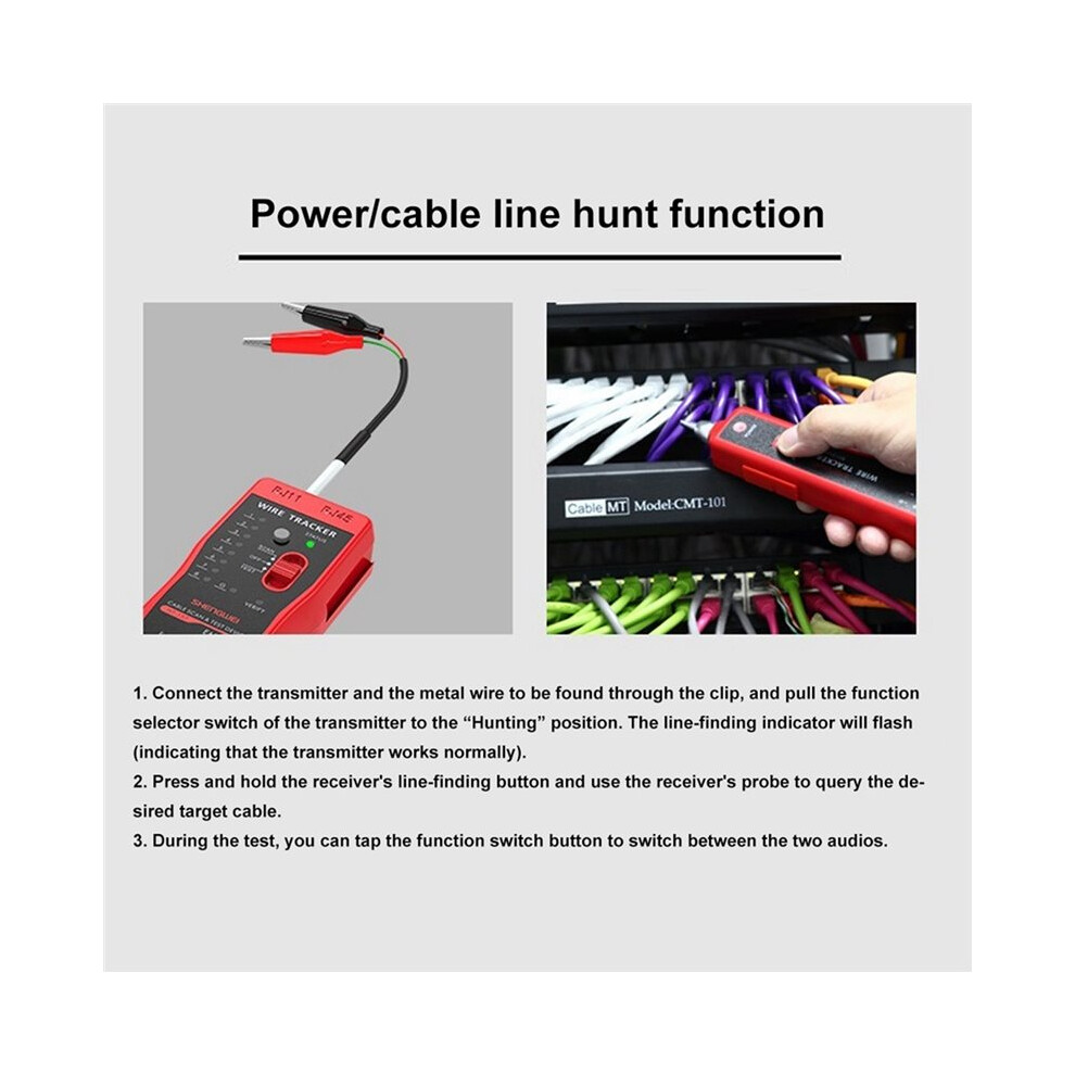 Multifunction Cable Tester Wire Locator Finder For Telephone Network Cable Cable Finder Cable Tester 6033997775822