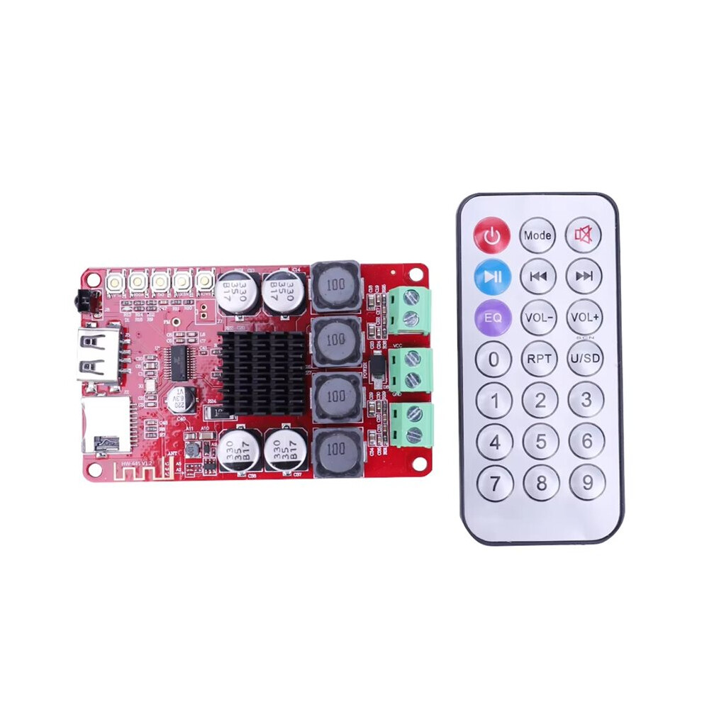 2X50w Tpa3116 Receiver Digital Audio Amplifier Board Dual-Channel Stereo Sound Digital Amplifier Board 4711337598059