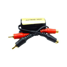Car Audio Isolator for-RCA Male Female Noise Filter Audio Filter for Car Audio Amplifier Audio Modification