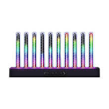 Sound Control Pickup Light Dynamic Gradient RGB Ambient Light Universal Car Air Vent Ornament LED Interior Decor Light