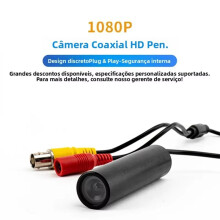 2MP AHD Metal NTSC Camera Dag/Nachtzicht, 3,6mm Lens, IP66 Waterdicht, 12V Binnen- en Buitencamera BNC