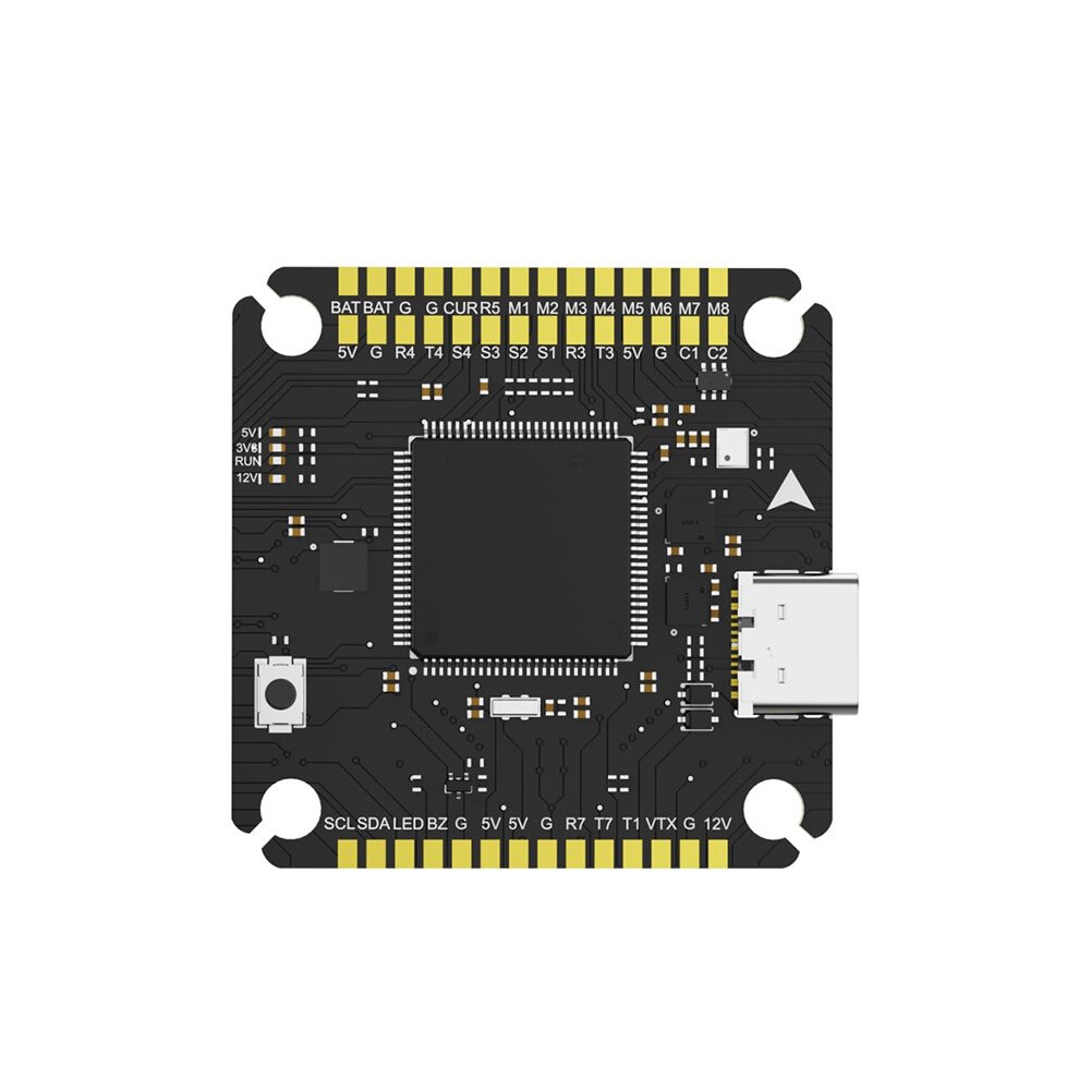 H743 Pro Flight Controller Stm32h743 480Mhz Icm-42688 Gyro Dual Gyroscope Bec For Manta 5 Se V2 Rc Drone Black 6032712862731