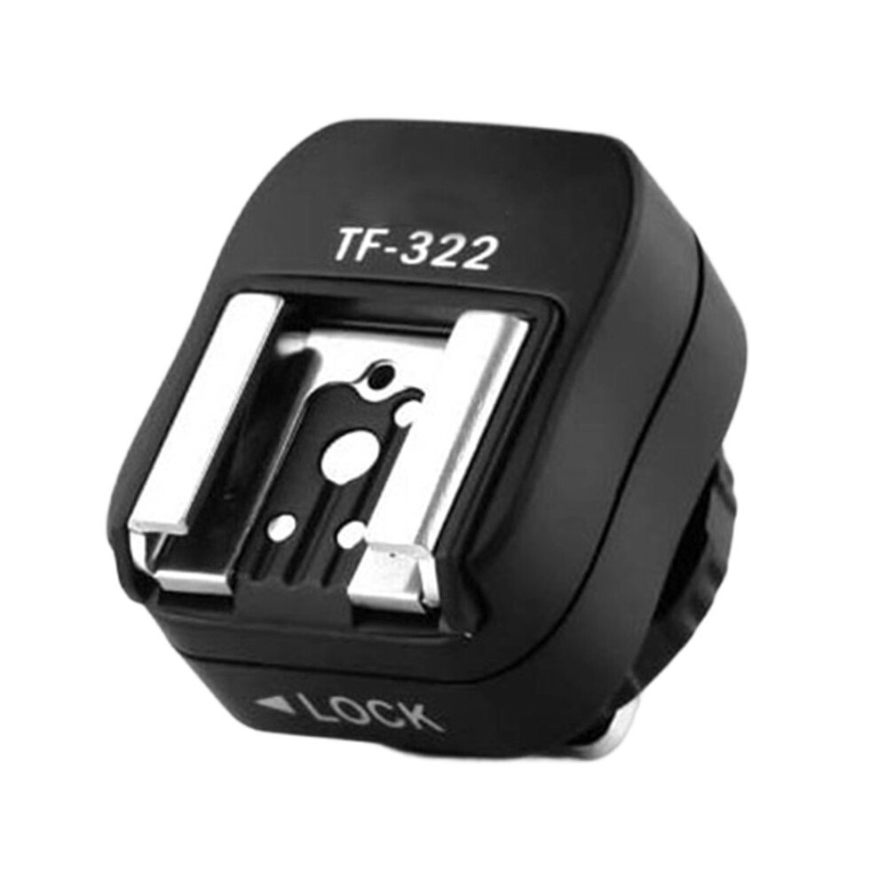 Tf-322 Hot Shoe Adapter For Camera To Speedlite Flash Conversion, Single Contact Flash Trigger Adapter 6033072083750