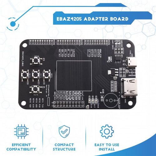 Ebaz4205 Adapter Board Accessory Plug-in Not Soldered FPGA Development Board Interface Expansion DIY Soldering Module 1