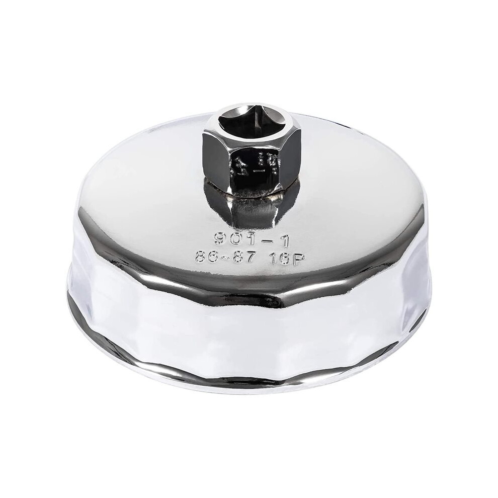 86Mm 16 Flutes Oil Filter Wrench For & Heavy Duty Cup Tool For N20 N26 N51 N52 N54 N55 N63 N74 S55 S63 Engines 4713937381796