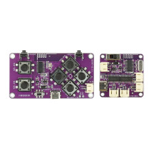 2.4G 8-Channel RC Receiver Module Kit, DIY RC Car ESC Driver Integrated Board with Type-C Charging