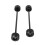 Motorcycle Front Rear Wheel Axle Bars Crash Slider Protector Bars Wheel Hub Protector for  800MT 800MT-X 800NK 3