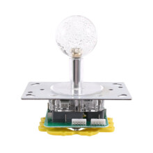 12V LED Arcade Joystick Colorful Glow Joystick for Claw Crane Machine Arcade Game Fishing Game Machine