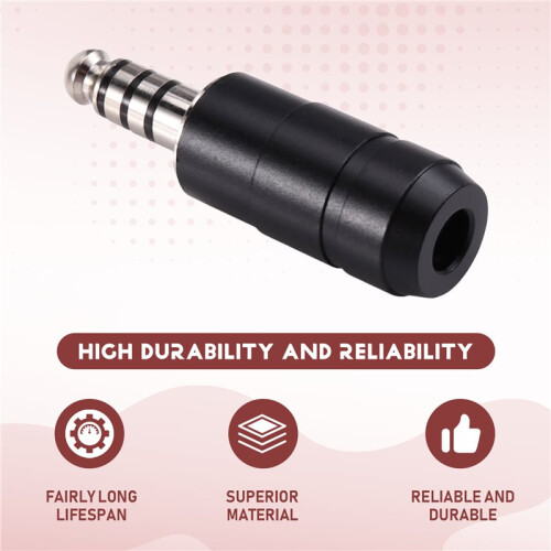 Replacement Helicopter Headset Plug Adapter U-174/U Assemble Type for  David Clark Helicopter Headset Black 1