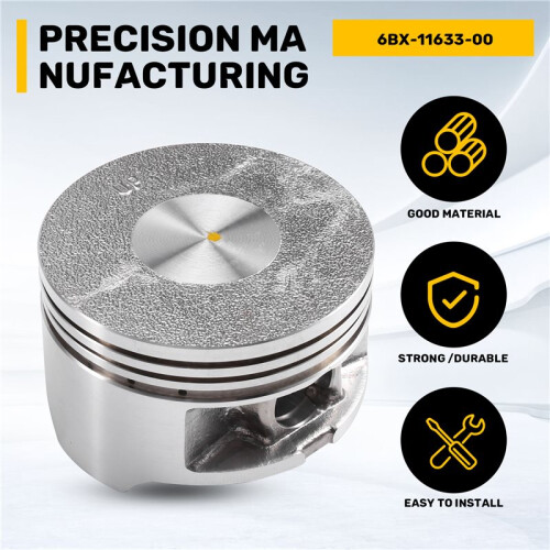 Boat Engine 6BX-E1631-00-96 6BX-E1603-00 6EE-E1603-00 STD Piston Set  for  4HP 6HP STD 2