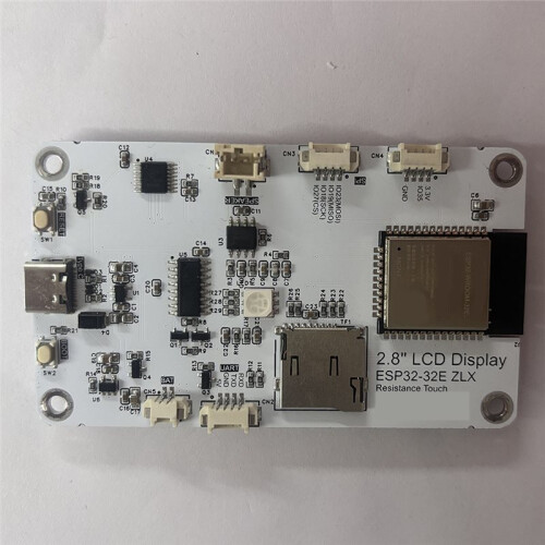 2,8-Zoll-ESP32-LCD-TFT-Touchscreen-Displaymodul, ESP32-WLAN-BLE-Dual-Core-Entwicklungsboard 1