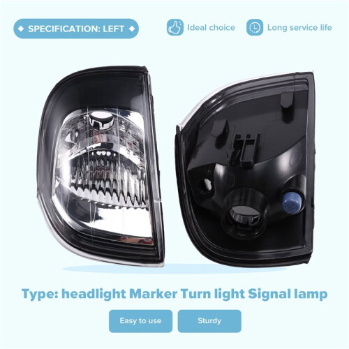 Left Fog Lights Corner Light Headlight  Turn Light Front Side  Light for  S80 1999-2006 30698427 Left 2