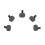 10Pcs GPS Button Cover for    Drone Upper Shell Button Cover Dustproof Protective Cap Repair Accessory 7