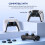 10pcs for  5 PS5 DualSense Controller Thumbstick 3D Analog Thumb Stick Joystick Caps Grip Game Accessories 5
