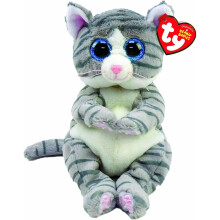 TY Beanie Bellies Collection Mitzi the Tabby Cat 15cm Soft Plush Toy