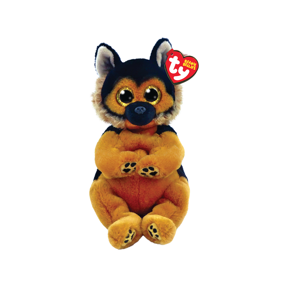 Ty Beanie Bellies Collection Ace The German Shepherd Dog 15Cm Soft Plush Toy