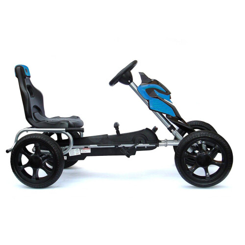 Thunder Eva Rubber Wheel Go Kart Blue 1