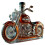 Whiskyflasche in Form eines Motorrads, 325 ml, neuartige Glaskaraffe, 3D-Gravur 1