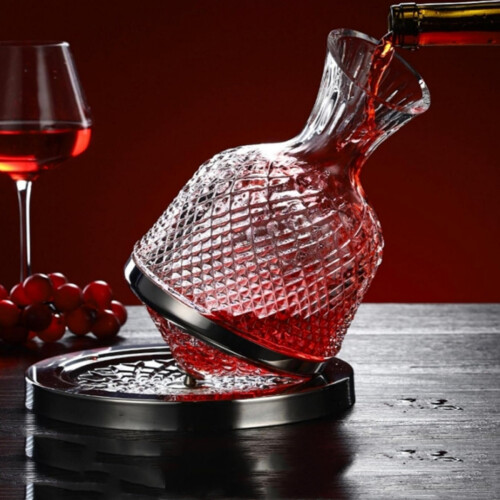 Καράφα κόκκινου κρασιού 50oz/1500ml, καράφα από κρυστάλλινο γυαλί χωρίς μόλυβδο, 2
