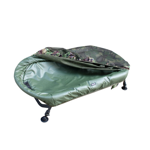 Abode Safe-Zone OVAL DPM Camo Folding Carp Cradle & Bag