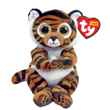 TY Beanie Bellies Collection Clawdia the Tiger 15cm Soft Plush Toy