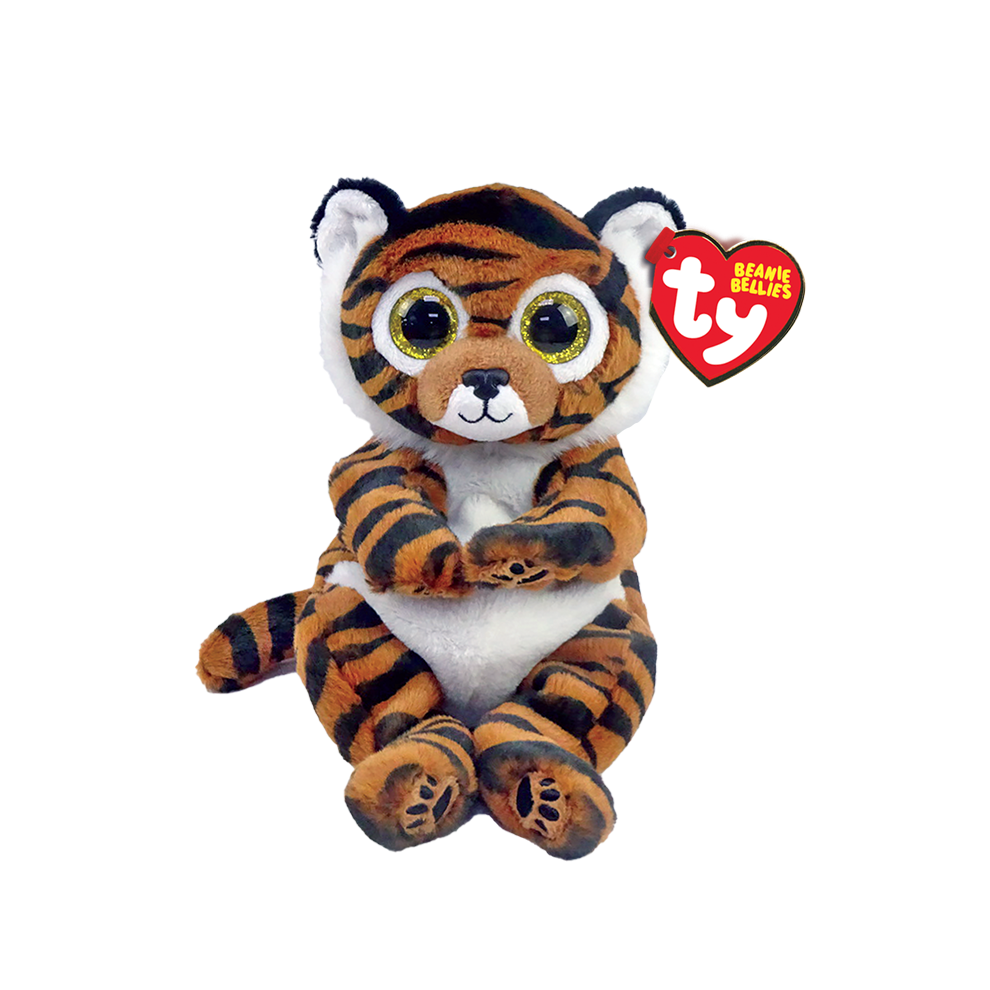 Ty Beanie Bellies Collection Clawdia The Tiger 15Cm Soft Plush Toy