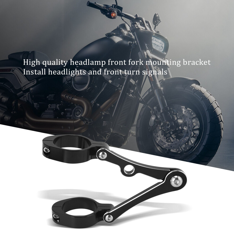 Motorcycle Headlight Brackets Models 39Mm / 41Mm (Universal) Fork Tube Diameter Universal Fit For / / / / Bsa Black 4712286380603