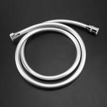 PVC High Pressure Thickening Anti-Winding Smooth Shower Hose for Bath Handheld Shower Flexible Shower Hose-1.5M