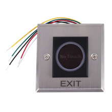 Infrared Sensor No Contact Contactless Switches Door Release Exit Button with LED Indication