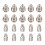 20Pcs P80 Plasma Cutting Torch Consumable Cutting CNC 80A P80 Plasma Torch Tip Electrode Nozzle 1