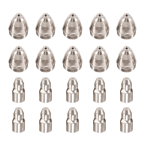 20Pcs P80 Plasma Cutting Torch Consumable Cutting CNC 80A P80 Plasma Torch Tip Electrode Nozzle