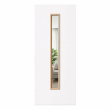 PREMDOR White Primed Clear Glazed Internal FD30 Fire Door