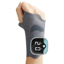 Elektrisches Handmassagegerät mit Wärmefunktion, kabelloses Handgelenk-Heizkissen mit Muskelstimulator, verstellbare Länge für Alltag u