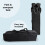My Babiie MBTC1 Travel Cot - Black Quilted 3