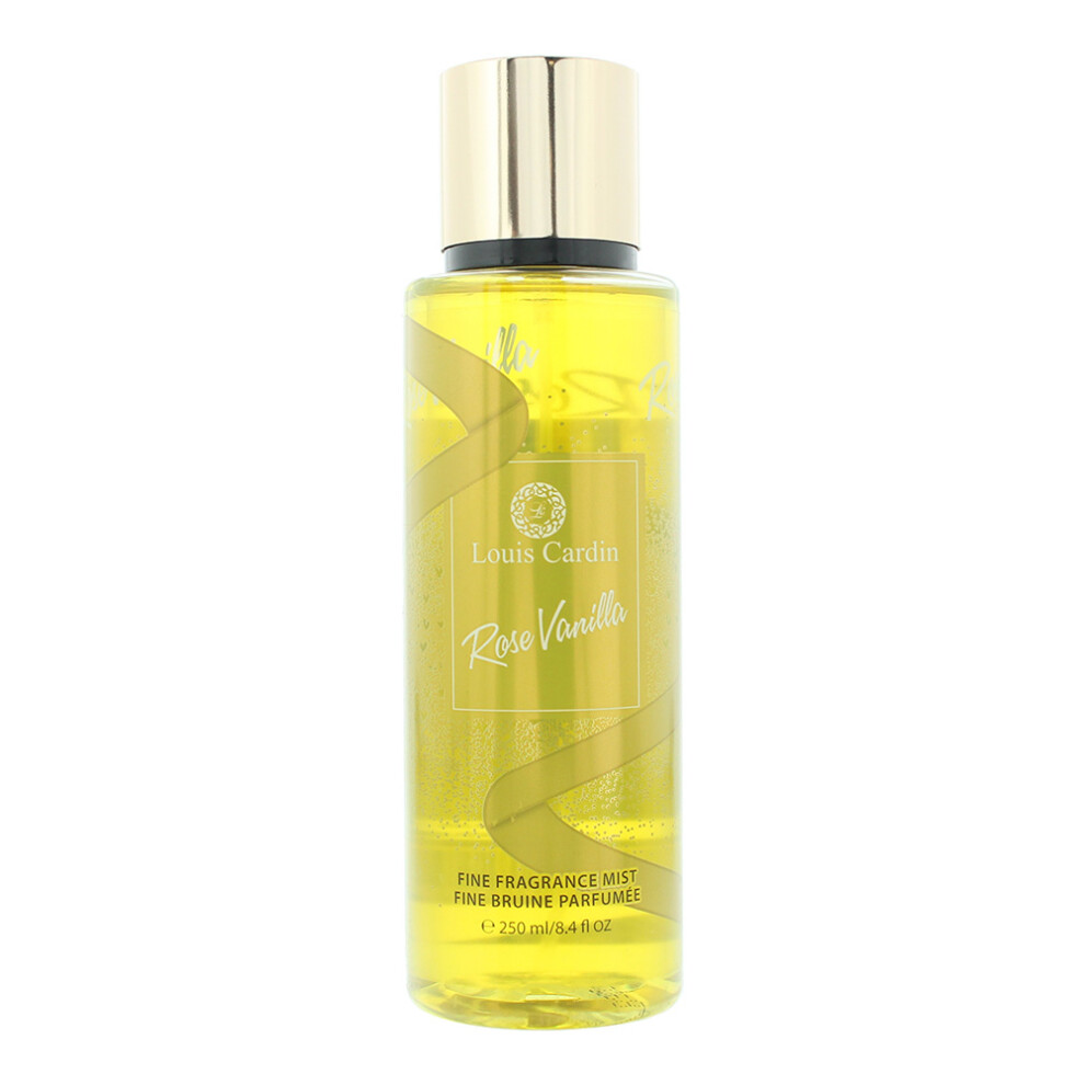 Louis Cardin Rose Vanilla Body Mist 250Ml - Image 4