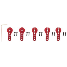6Pcs 25T Aluminum Servo Horn M3 threads Steering Arm High Torque Servos Motors Parts RC Car Plane Boat