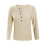 Women's Blouse Long Sleeve Half Button Openwork Semi-Black M 3