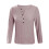 Women's Blouse Long Sleeve Half Button Openwork Semi-Black M 6