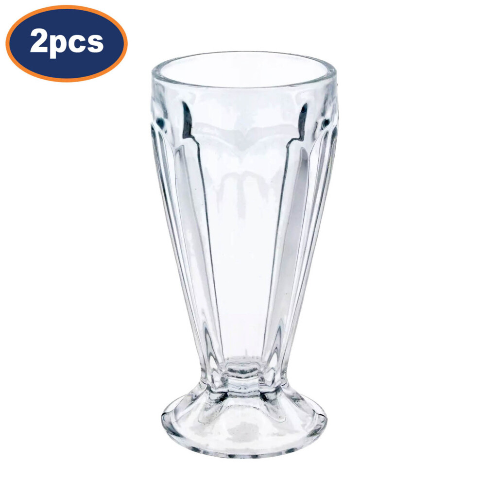 Sozali Sundae Dessert Milkshake Ice Soda Knickerbocker Glory Glasses 350Ml 2Pcs Cream