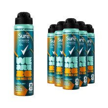 Sure Men Nonstop Protection Cobalt Dry FIFA Edition Anti-Perspirant 250ml, 6pk