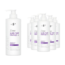 (Shampoo) Dove Scalp+ Hair Therapy Density & Growth Shampoo or Conditioner 400ml, 6 Pack