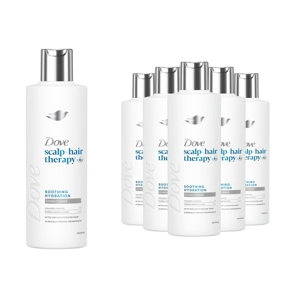 Dove (Conditioner) Scalp+ Hair Therapy Soothing Hydration Shampoo Or Conditioner 250Ml, 6Pk