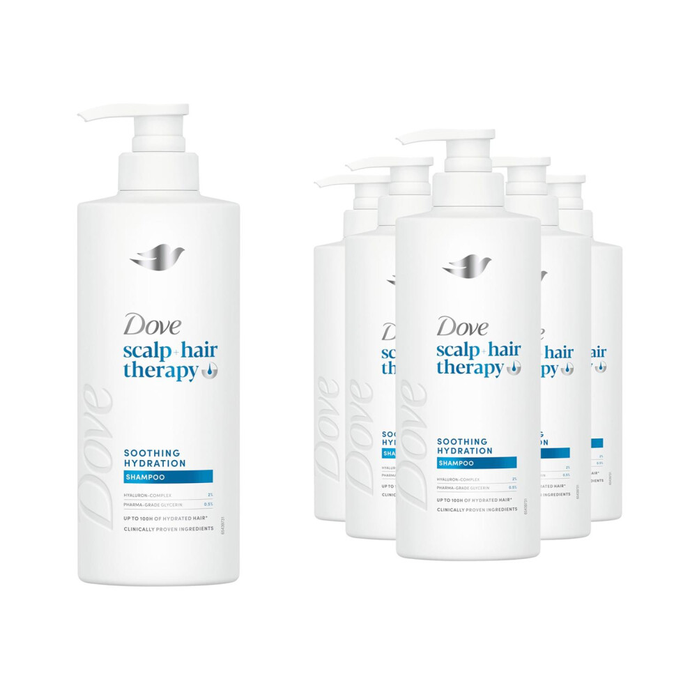 Dove (Shampoo) Scalp+ Hair Therapy Soothing Hydration Shampoo Or Conditioner 400Ml, 6Pk