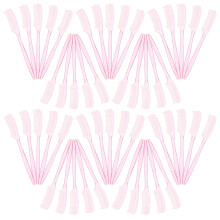 100Stk Kunststoff Mini- Für Augenbrauen Und Wimpern Make-Up Rosa