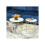 2-piece stackable side table set with storage, round side table/coffee table, white 2