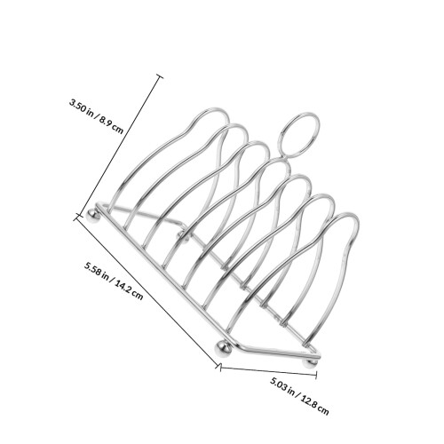 6 Stk. Toasthalter Mehrschichtiges Regal 1